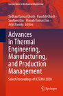 Buchcover Advances in Thermal Engineering, Manufacturing, and Production Management