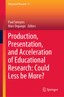 Buchcover Production, Presentation, and Acceleration of Educational Research: Could Less be More?