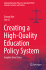 Buchcover Creating a High-Quality Education Policy System