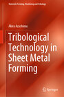 Buchcover Tribological Technology in Sheet Metal Forming