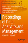 Buchcover Proceedings of Data Analytics and Management