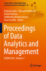Buchcover Proceedings of Data Analytics and Management
