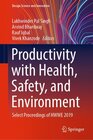 Buchcover Productivity with Health, Safety, and Environment