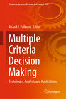 Buchcover Multiple Criteria Decision Making