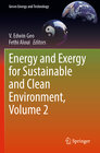 Buchcover Energy and Exergy for Sustainable and Clean Environment, Volume 2