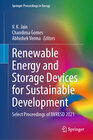 Buchcover Renewable Energy and Storage Devices for Sustainable Development