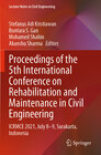 Buchcover Proceedings of the 5th International Conference on Rehabilitation and Maintenance in Civil Engineering