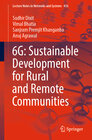 Buchcover 6G: Sustainable Development for Rural and Remote Communities