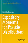 Buchcover Expository Moments for Pseudo Distributions