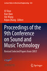 Buchcover Proceedings of the 9th Conference on Sound and Music Technology