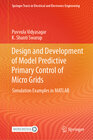 Buchcover Design and Development of Model Predictive Primary Control of Micro Grids