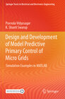 Buchcover Design and Development of Model Predictive Primary Control of Micro Grids