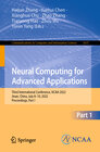 Buchcover Neural Computing for Advanced Applications