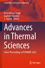 Buchcover Advances in Thermal Sciences