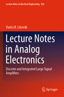 Buchcover Lecture Notes in Analog Electronics