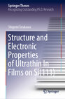 Buchcover Structure and Electronic Properties of Ultrathin In Films on Si(111)