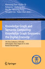 Buchcover Knowledge Graph and Semantic Computing: Knowledge Graph Empowers the Digital Economy