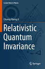 Buchcover Relativistic Quantum Invariance