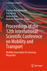 Buchcover Proceedings of the 12th International Scientific Conference on Mobility and Transport