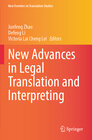 Buchcover New Advances in Legal Translation and Interpreting