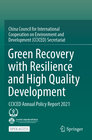 Buchcover Green Recovery with Resilience and High Quality Development