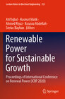 Buchcover Renewable Power for Sustainable Growth