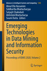 Buchcover Emerging Technologies in Data Mining and Information Security