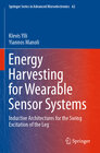 Buchcover Energy Harvesting for Wearable Sensor Systems
