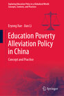 Buchcover Education Poverty Alleviation Policy in China