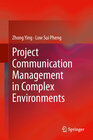 Buchcover Project Communication Management in Complex Environments