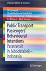 Buchcover Public Transport Passengers’ Behavioural Intentions