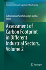 Buchcover Assessment of Carbon Footprint in Different Industrial Sectors, Volume 2