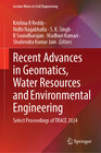 Buchcover Recent Advances in Geomatics, Water Resources and Environmental Engineering