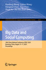 Buchcover Big Data and Social Computing