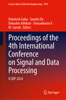 Buchcover Proceedings of the 4th International Conference on Signal and Data Processing