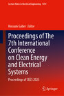 Buchcover Proceedings of The 7th International Conference on Clean Energy and Electrical Systems