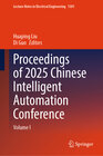 Buchcover Proceedings of 2025 Chinese Intelligent Automation Conference