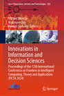 Buchcover Innovations in Information and Decision Sciences