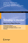 Buchcover Technology in Education. Digital and Intelligent Education