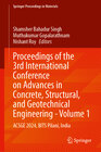 Buchcover Proceedings of the 3rd International Conference on Advances in Concrete, Structural, and Geotechnical Engineering—Volume