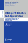 Buchcover Intelligent Robotics and Applications