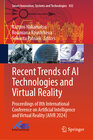 Buchcover Recent Trends of AI Technologies and Virtual Reality