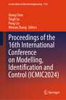 Buchcover Proceedings of the 16th International Conference on Modelling, Identification and Control (ICMIC2024)
