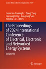 Buchcover The Proceedings of 2024 International Conference of Electrical, Electronic and Networked Energy Systems