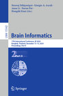 Buchcover Brain Informatics