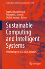 Buchcover Sustainable Computing and Intelligent Systems