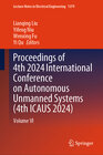 Buchcover Proceedings of 4th 2024 International Conference on Autonomous Unmanned Systems (4th ICAUS 2024)