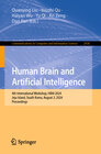 Buchcover Human Brain and Artificial Intelligence