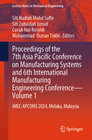 Buchcover Proceedings of the 7th Asia Pacific Conference on Manufacturing Systems and 6th International Manufacturing Engineering 