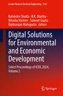 Buchcover Digital Solutions for Environmental and Economic Development